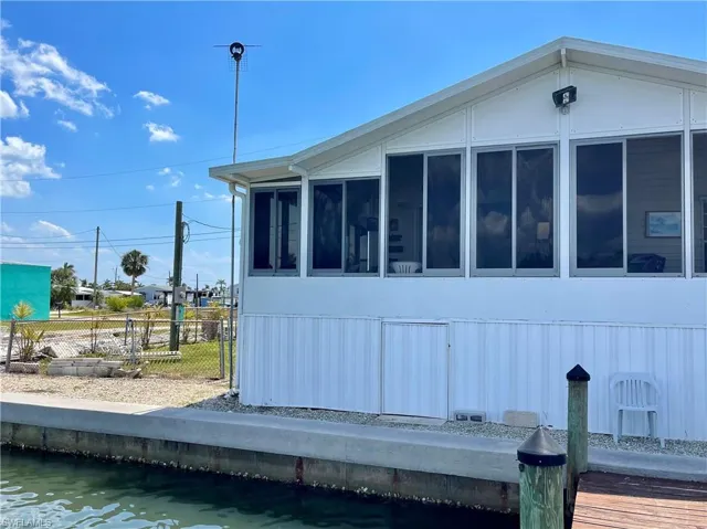 Florida room on the canal