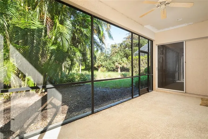 Screened lanai