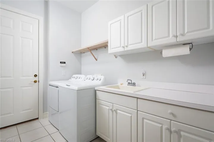 Laundry room & garage access