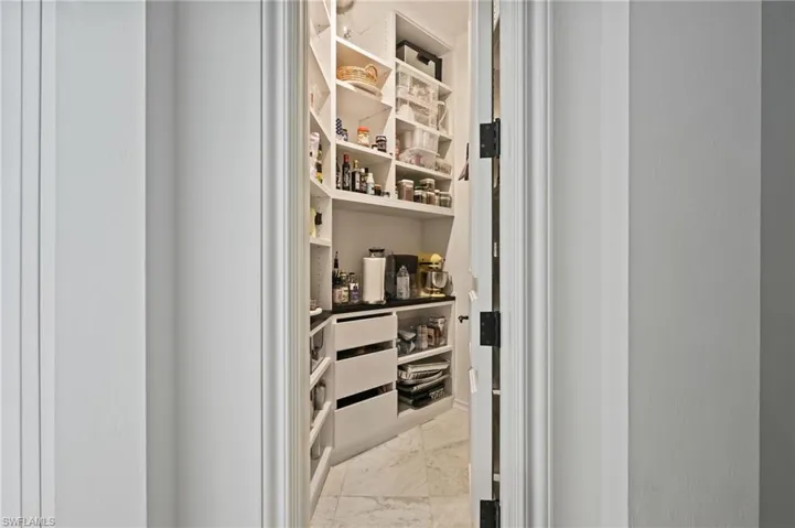 View of storage area
