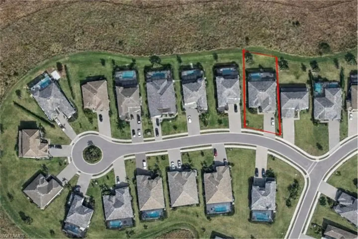 Map / location with property parcel outlined
