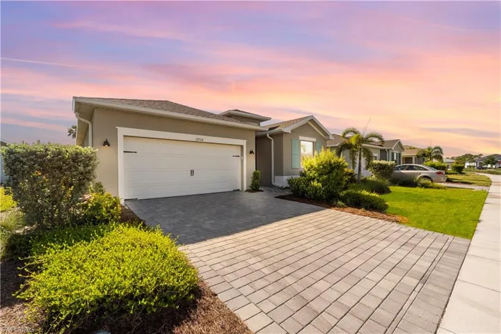 front of home and driveway