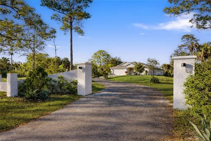 View of asphalt driveway