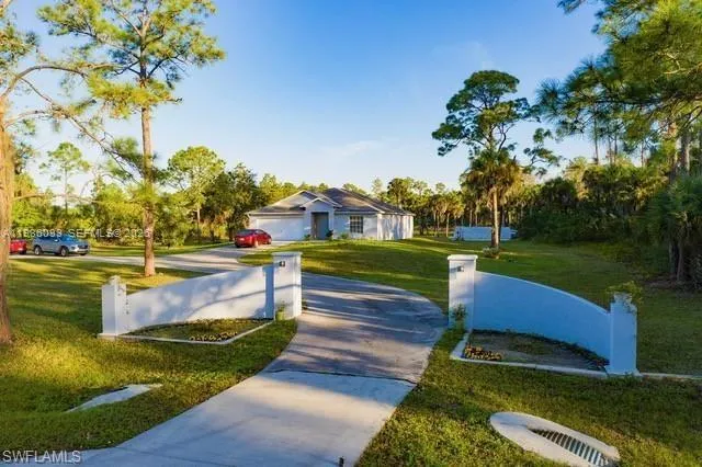 View of community with a lawn