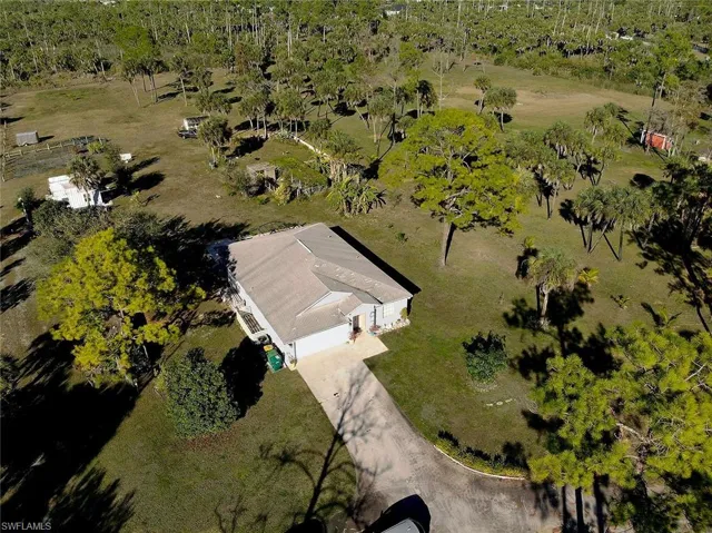 Aerial view of property's location
