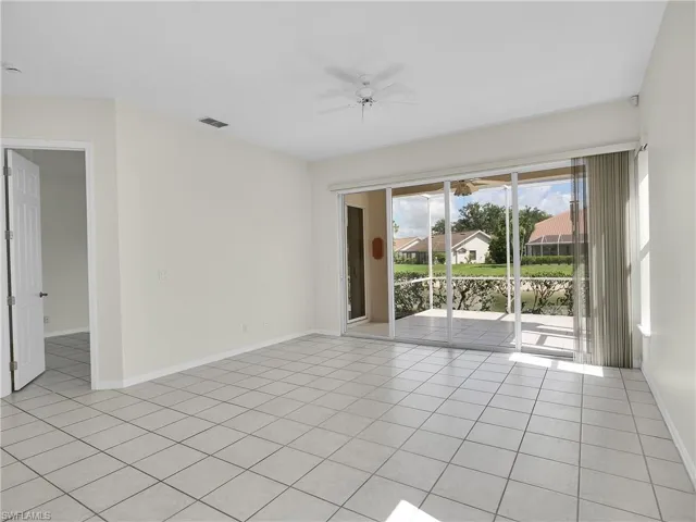 Light and airy Living room with entrance to your Enclosed Lanai