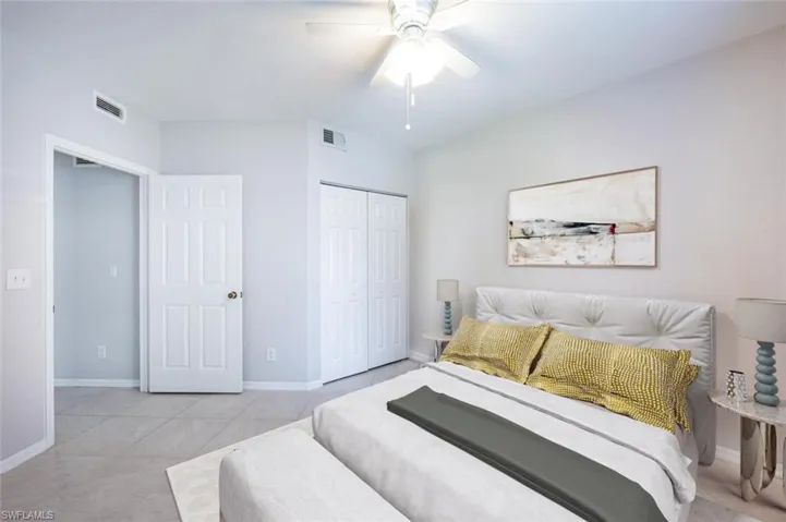Virtually Staged Bedroom