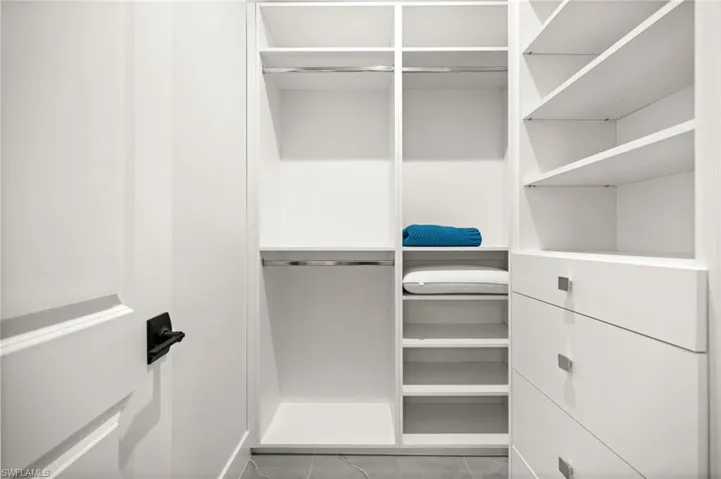 Built out closet