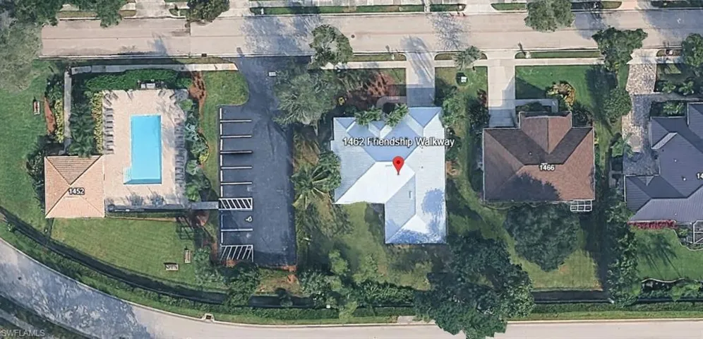 Aerial overview of property's location