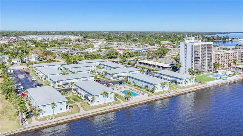 Bird's eye view of a large body of water