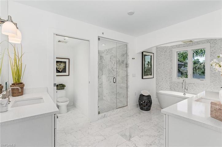 Owner's spa-like bathroom