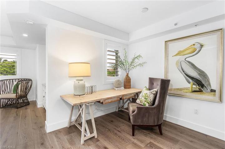 Wide plank light oak flooring