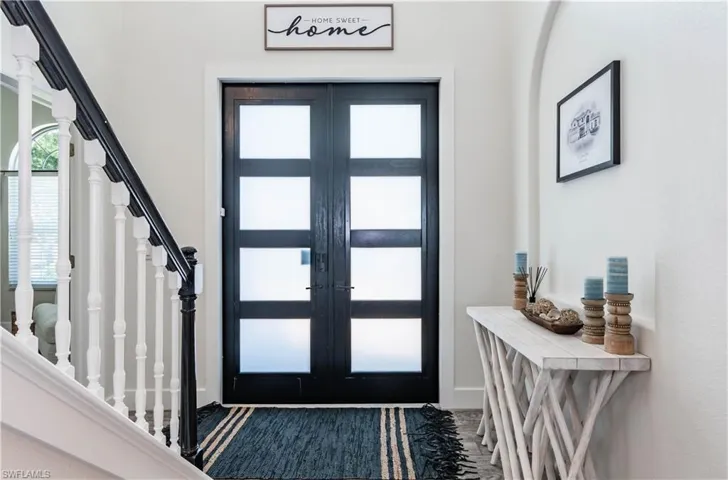 Foyer featuring stairway