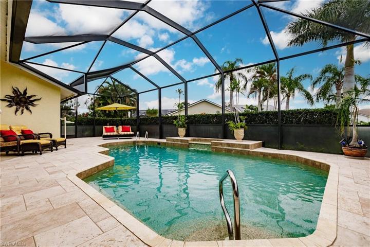 Enclosed Pool area facing East
