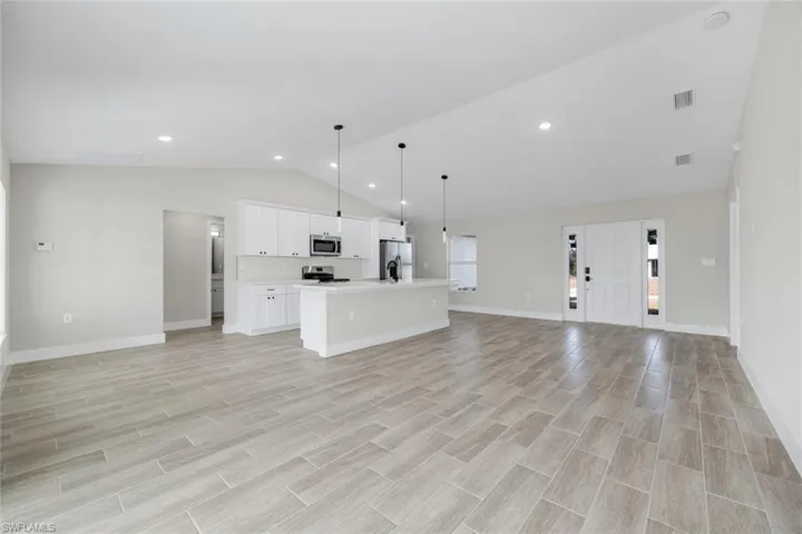 open concept floor plan