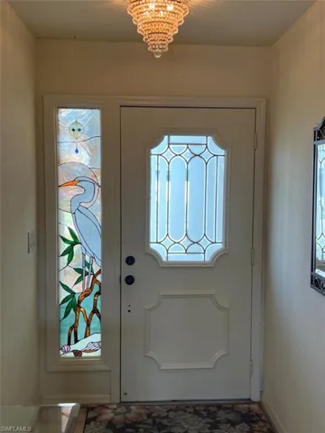 Stained Glass Entry Door