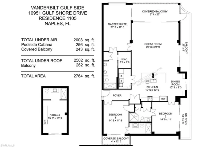 Floorplan for 1105