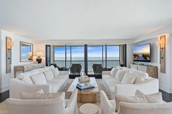 Straight on view from Kitchen