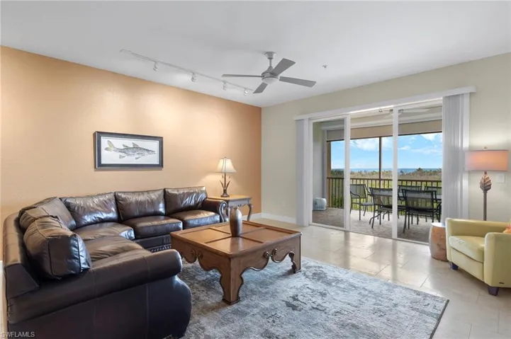 Spacious living room with a view!  Open the sliders and let the ocean breeze in!