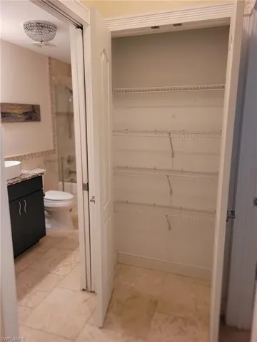Linen Closet between Guest #2 and Bathroom