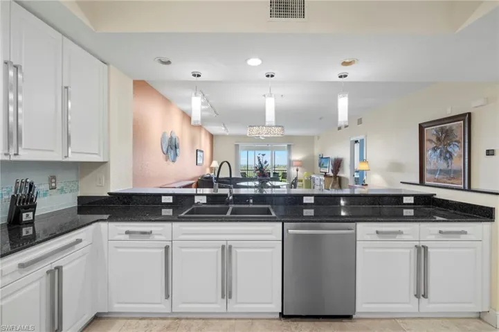 View of entire living/social area - plenty of room for entertaining!