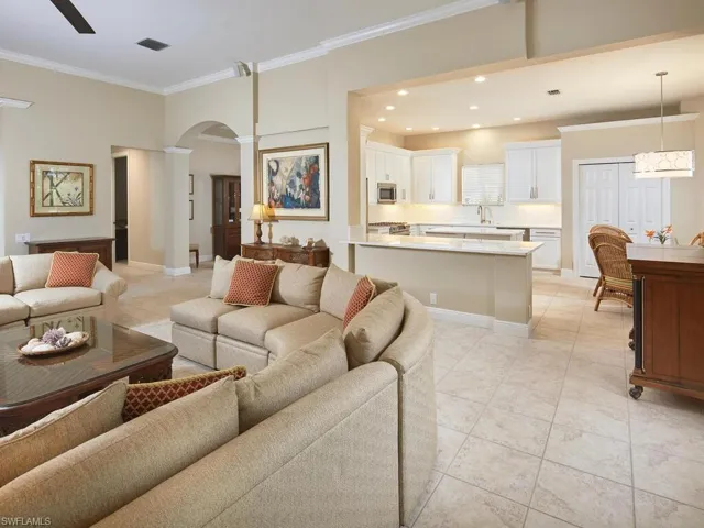 Renovated OPEN space between kitchen and great room. Just perfect and modern!