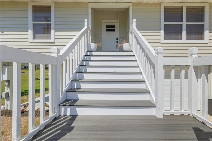 View of exterior entry