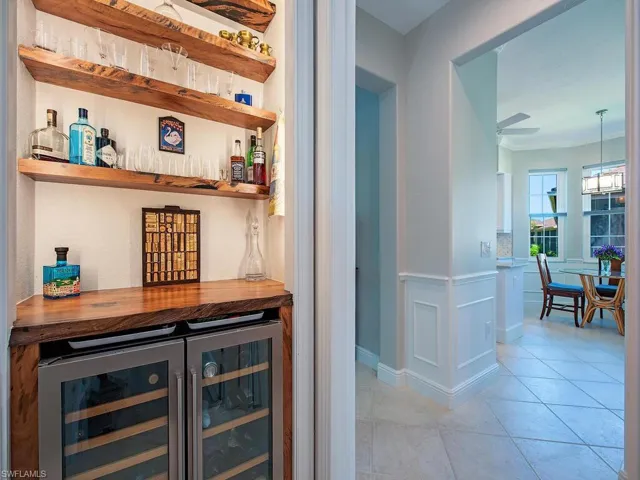 Built in bar/beverage