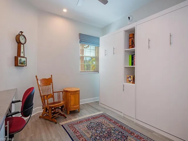 Bedroom 3 arranged with a murphy bed
