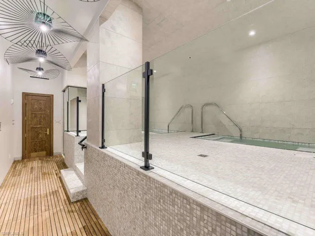 Indoor Plunge Pools, Steam Room, and Sauna Room