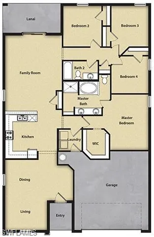 2928 Nw 27th St, Cape Coral, Florida 33993, 4 Bedrooms Bedrooms, ,2 BathroomsBathrooms,Residential,For Sale,27th,225051141
