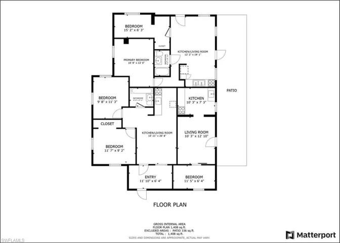 View of floor plan / room layout