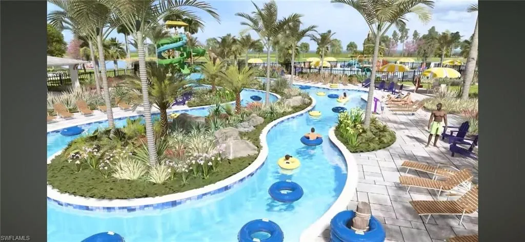 Surrounding community featuring a swimming pool and a patio