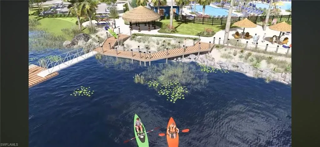 Drone / aerial view of a pool