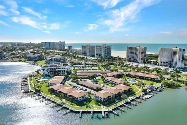 View of urban area featuring a large body of water