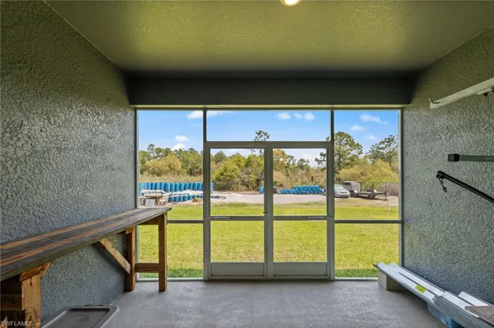 Screened lanai