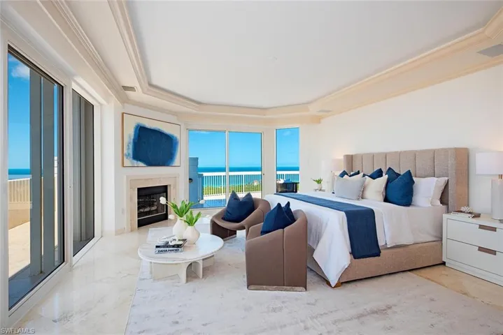 Owner's suite with stunning Gulf views