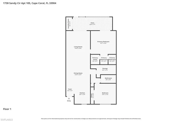 1730 Sandy Cir 105, Cape Coral, Florida 33904