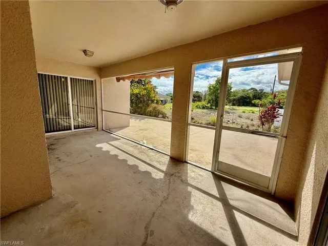 Screened lanai