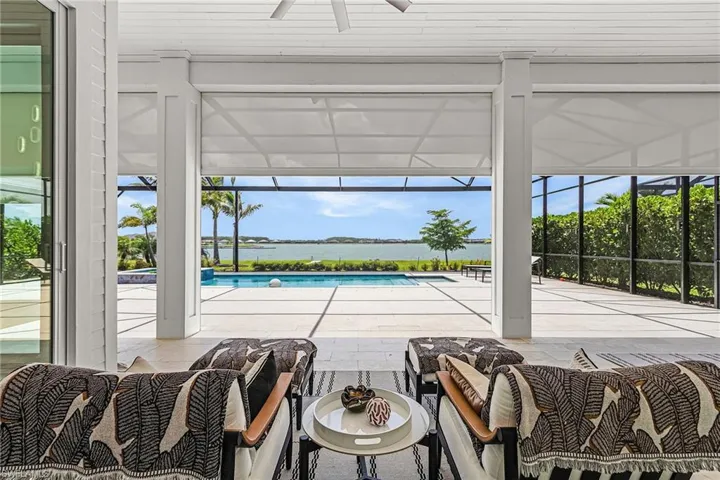 Lanai with Electric Storm Screens