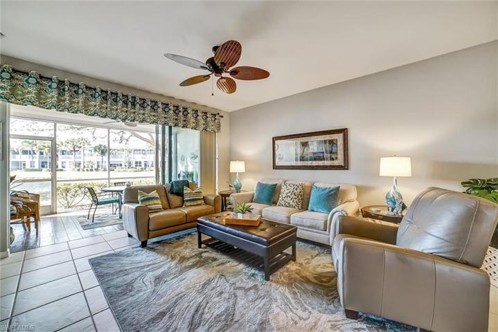 Living room and lanai view