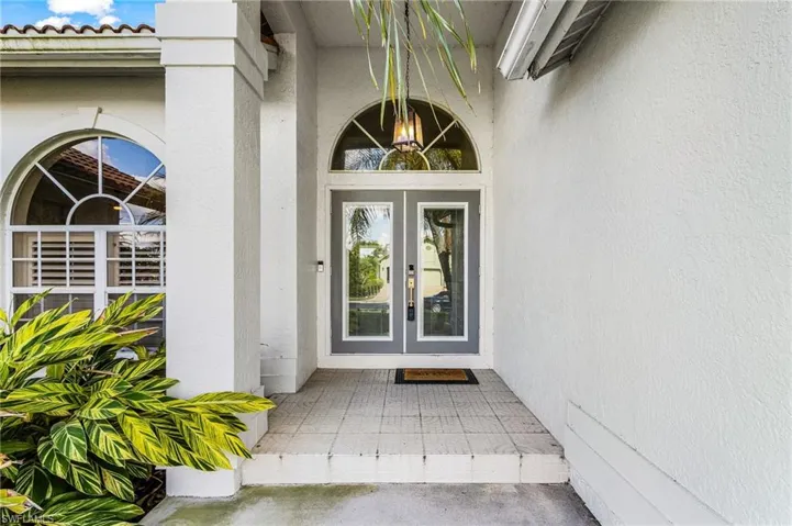 Doorway to property