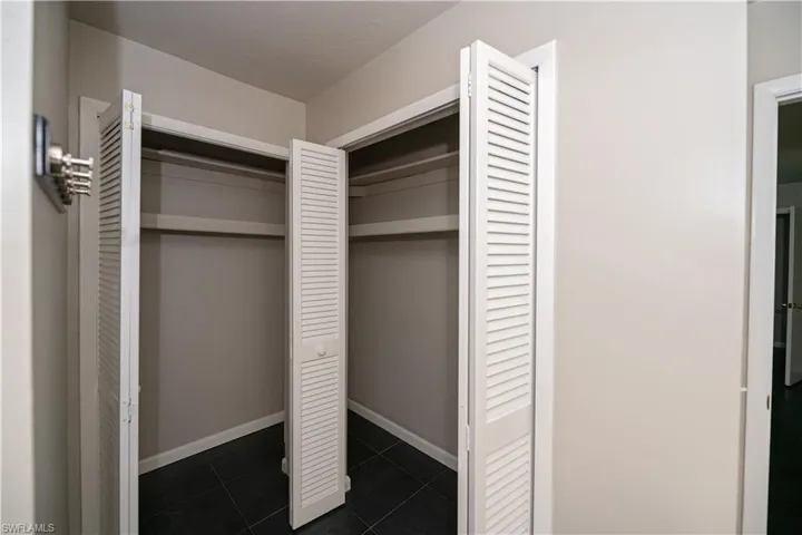 His & Hers closets in the master bedroom.