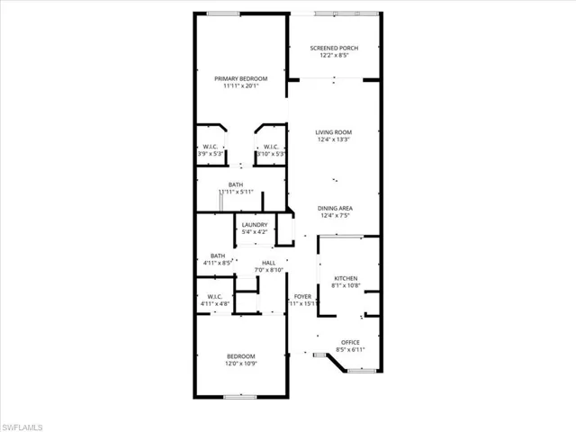 View of floor plan / room layout