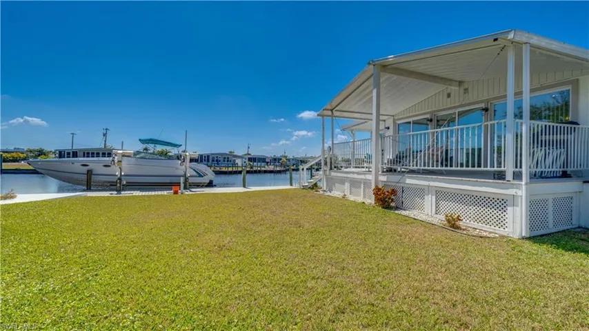 Boat and private dock