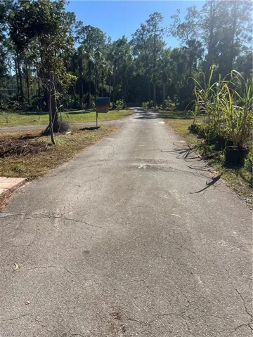 View of asphalt road