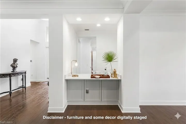 Disclaimer - furniture and some decor digitally staged