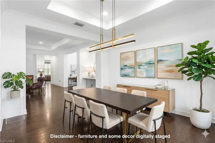 Disclaimer - furniture and some decor digitally staged