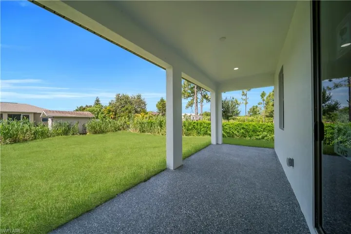 View of patio