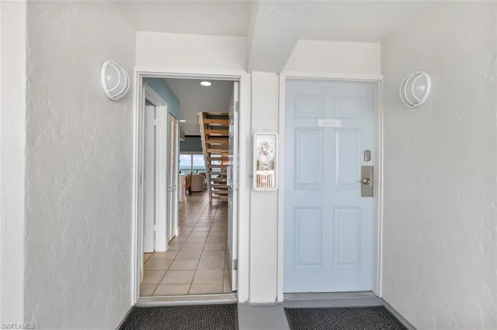 Doorway to property